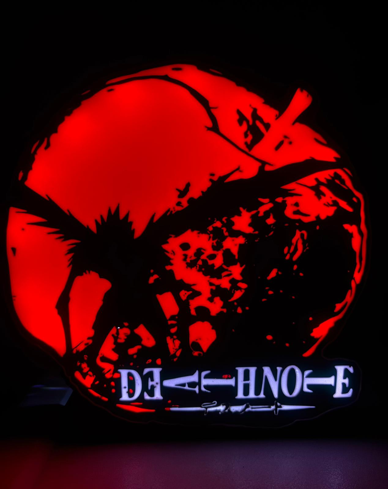 Death Note Lightbox – Limited Edition RGB LED