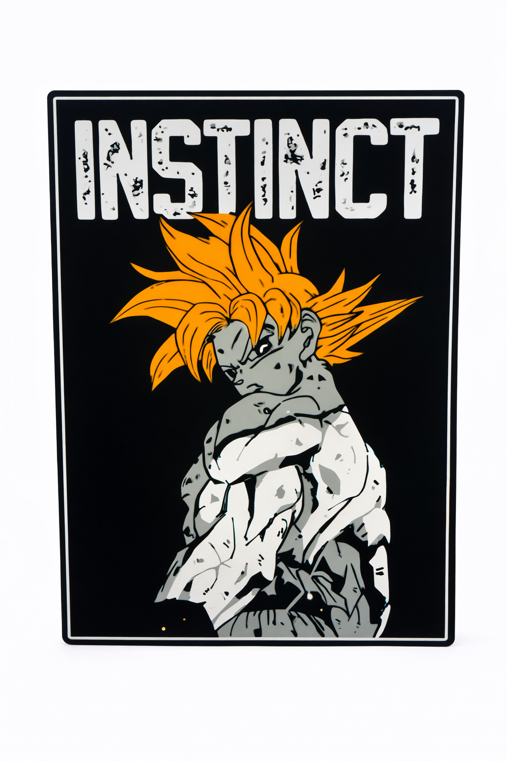 Lightbox LED 3D – Son Goku Super Saiyan “Instinct” 🔥
