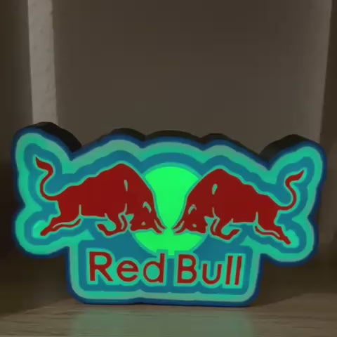 Red Bull Led Light Box