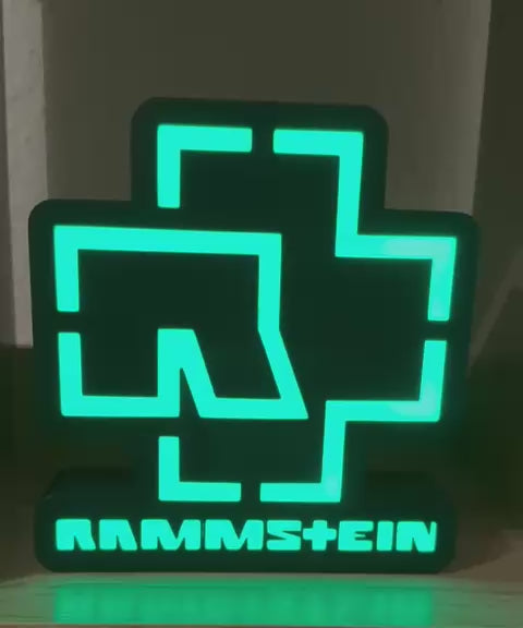 Rammstein Led Light Box